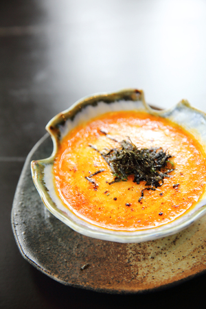 potato with scallop gratinの写真素材
