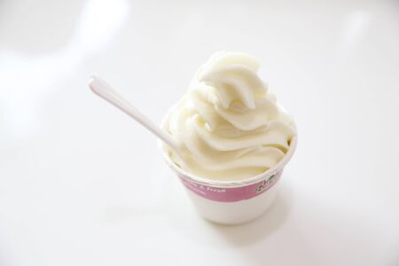 Soft Cream yogurtの写真素材