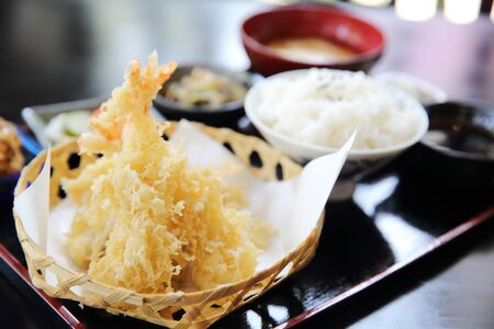 Tempura Fried shrimp Japanese styleの写真素材