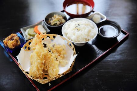 Tempura Fried shrimp Japanese styleの写真素材