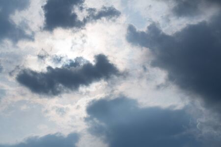 Sky in sunset background
