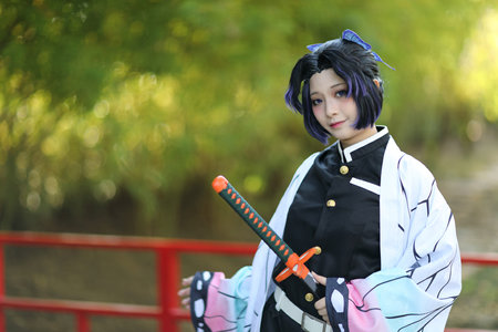 Japan anime cosplay portrait of girl with comic costume with japanese themeのeditorial素材