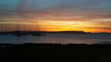Atardecer Naranjaの写真素材