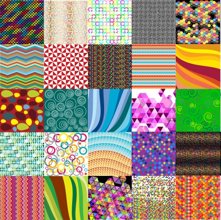 vintage vector patchwork designのイラスト素材