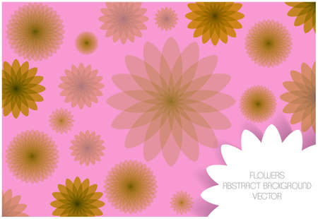 romantic vector frame with flowersのイラスト素材