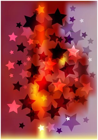 bright vector stars backgroundのイラスト素材