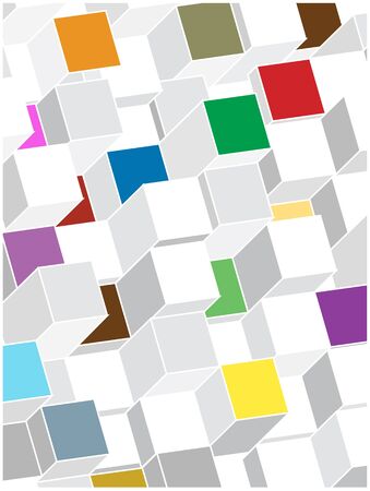 bright vector columnsのイラスト素材