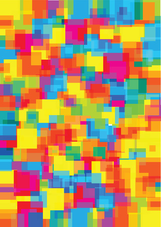 bright vector rainbow squares backdrop designのイラスト素材