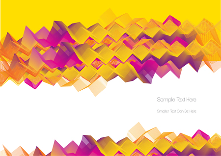 Abstract vector waves background with space for your textのイラスト素材