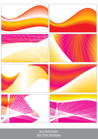 set of bright colorful backgroundsのイラスト素材