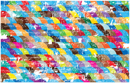 bright grunge waves backgroundのイラスト素材