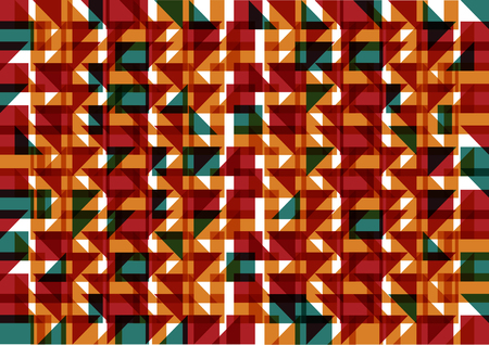 abstract vector background with symmetrical shapesのイラスト素材