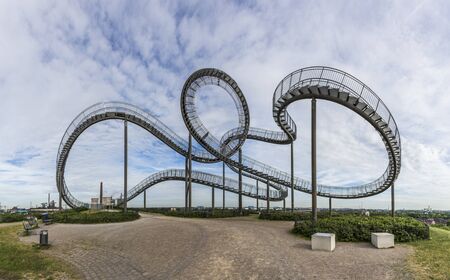 DUISBURG, GERMANY - JUNE 11, 2017: Tiger and Turtle Magic Mountain on the former mine dump in Duisburg, Germanyのeditorial素材