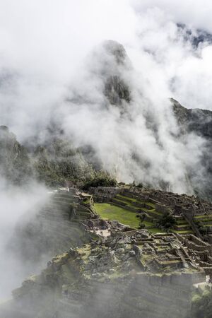 Machu Picchu in the clouds