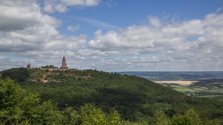 Kyffhaeuser monument in Germanyの写真素材