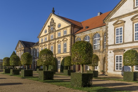 Hundisburg Palace and Baroque Garden in Saxony-Anhalt, Germanyのeditorial素材