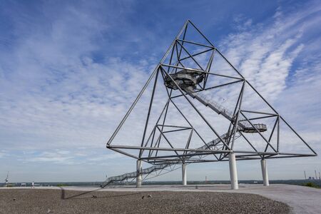 Tetraeder on the former mine dump in Bottrop, Germanyのeditorial素材