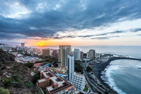 Sunset at Puerto de la Cruz, Canary Islands