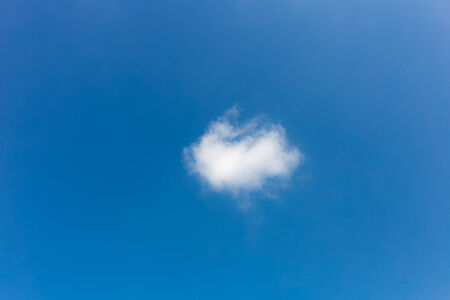 Blue sky with cloudの写真素材