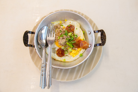 Egg panの写真素材