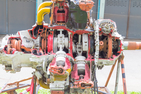 old car engine modelの写真素材