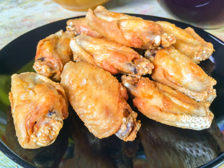 Fried Chicken Wingの写真素材