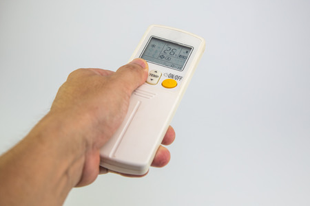 Remote control for air conditionerの写真素材