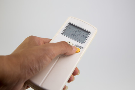 Remote control for air conditionerの写真素材