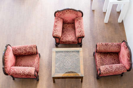 Red Sofaの写真素材