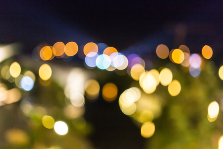 defocused bokeh lights