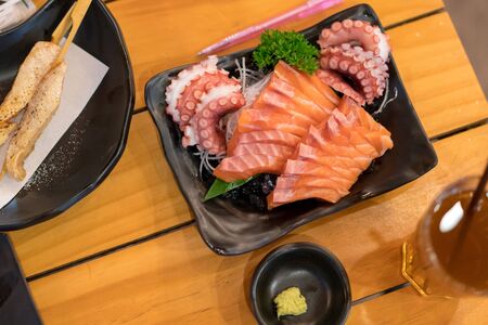 Japanese Cuisine - Sushi Setの写真素材