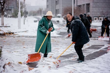 Road cleaningのeditorial素材