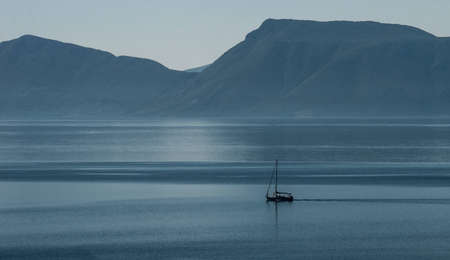 photo of sailboats in the seas around the Greece islands