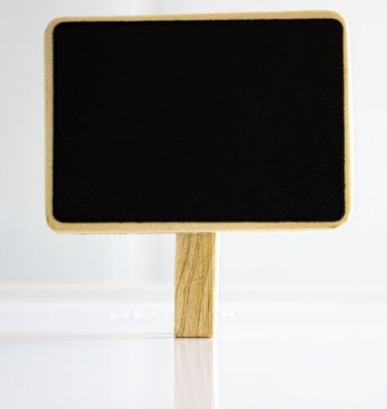 Beautiful blackboard in wood. の写真素材