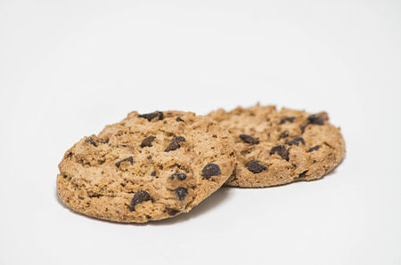 Chocolate chip cookiesの写真素材