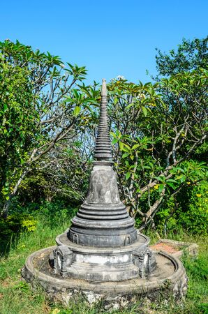 Ancient Chedi in Pra Nakorn Khiri, Petchaburi.の写真素材