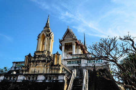 Wat Phra Kaeo at Phra Nakhon Khiri Historical Park, Petchaburi, Thailand のeditorial素材