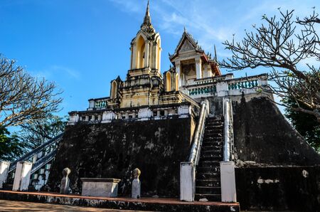 Wat Phra Kaeo at Phra Nakhon Khiri Historical Park, Petchaburi, Thailand のeditorial素材