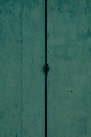 the close-up image of ancient green doorsの写真素材