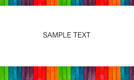 colorful wood ice-cream stick  on white backgroundの写真素材