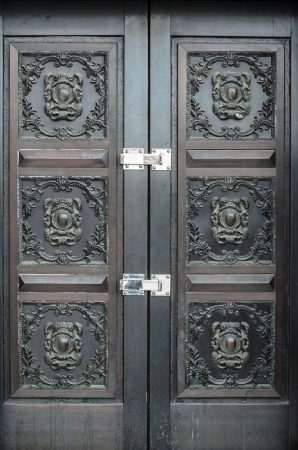 Old vintage door  backgroundの写真素材