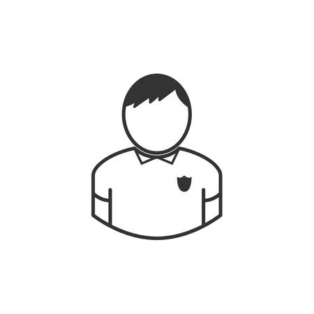 Football player cartoon icon  illustration のイラスト素材