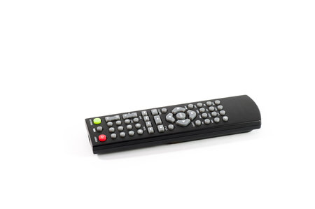 remote control isolated on white backgroundの写真素材