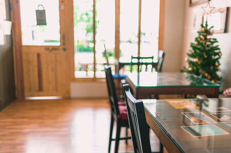 Coffee shop blur background - vintage effect style picturesの写真素材