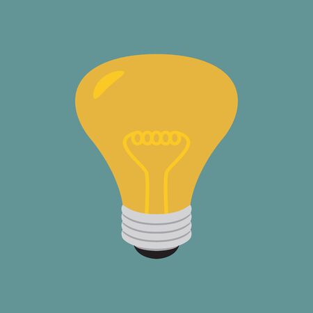 Light Bulb. Isolated Icon Flat Style Modern Design.  Vector Illustration.の写真素材