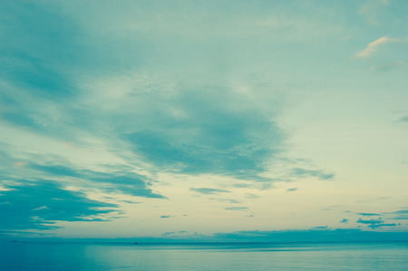 beautiful sea summer abstract background - vintage filterの写真素材