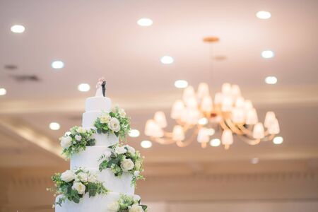 Beautiful Cake for Wedding Ceremonyの写真素材