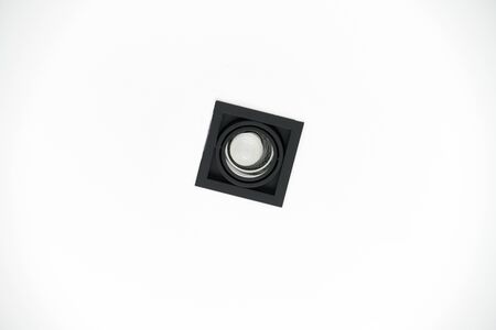 fluorescent lamp on the modern ceiling