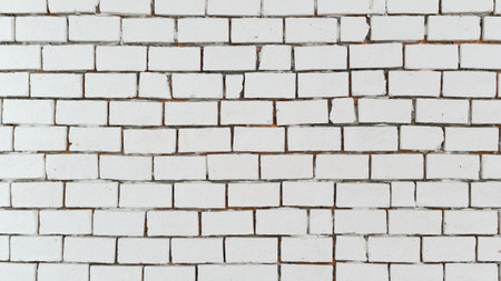 Surface concrete brick wallpaper background, vintage cement pattern white floor urban block texture wall with stone solid material structure masonry grunge design old architecture.の写真素材