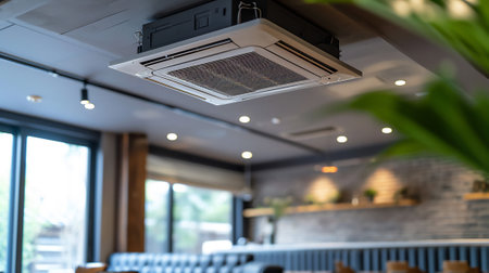 Ceiling mounted cassette type air conditioner.の素材